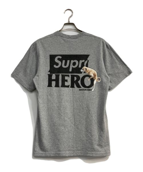 SUPREME（シュプリーム）SUPREME (シュプリーム) ANTIHERO (アンタイヒーロー) ANTIHERO Dog Tee グレー サイズ:Sの古着・服飾アイテム