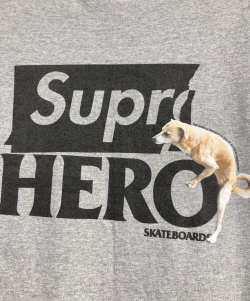 SUPREME（シュプリーム）SUPREME (シュプリーム) ANTIHERO (アンタイヒーロー) ANTIHERO Dog Tee グレー サイズ:Sの古着・服飾アイテム