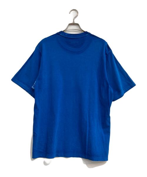 SUPREME（シュプリーム）SUPREME (シュプリーム) Overprint Small Box S/S Top ブルー サイズ:Sの古着・服飾アイテム
