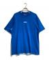 SUPREME（シュプリーム）の古着「Overprint Small Box S/S Top」｜ブルー