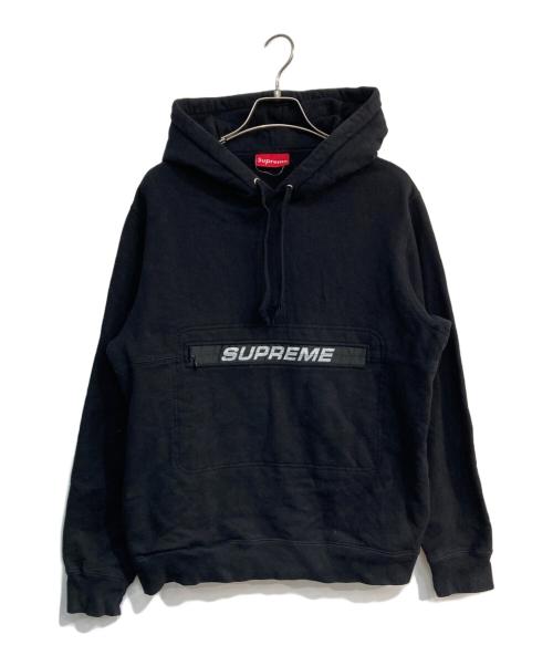SUPREME（シュプリーム）SUPREME (シュプリーム) Zip Pouch Hooded Sweatshirt　19SS ブラック サイズ:Sの古着・服飾アイテム