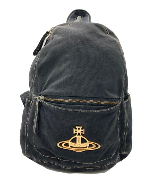 Vivienne Westwood（ヴィヴィアンウエストウッド）Vivienne Westwood (ヴィヴィアンウエストウッド) EDGWAREリュック ブラックの古着・服飾アイテム
