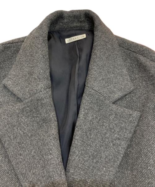 ESTNATION（エストネーション）ESTNATION (エストネーション) オーバーサイズテーラードジャケット　 MANTECO社　32-109-01-100355 グレー サイズ:38の古着・服飾アイテム