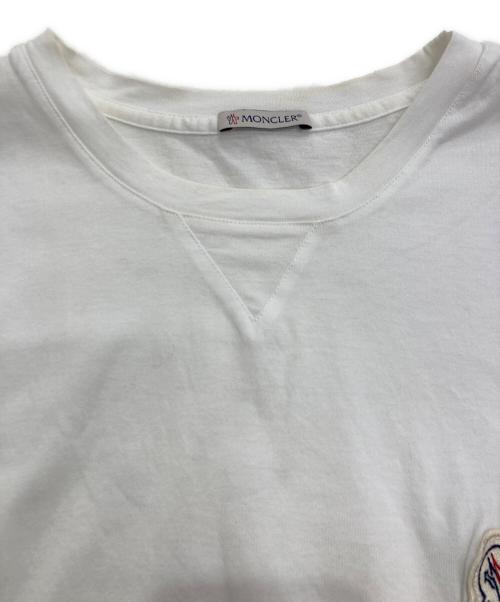MONCLER（モンクレール）MONCLER (モンクレール) ワッペンTシャツ ホワイト サイズ:Ⅼの古着・服飾アイテム