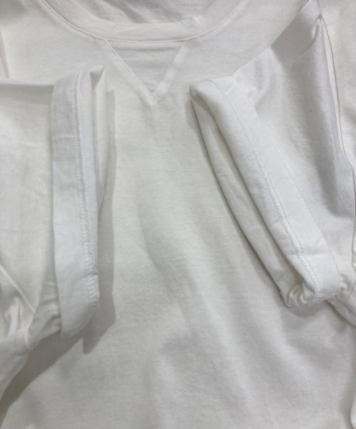 MONCLER（モンクレール）MONCLER (モンクレール) ワッペンTシャツ ホワイト サイズ:Ⅼの古着・服飾アイテム