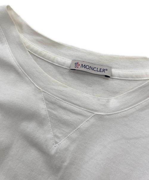 MONCLER（モンクレール）MONCLER (モンクレール) ワッペンTシャツ ホワイト サイズ:Ⅼの古着・服飾アイテム
