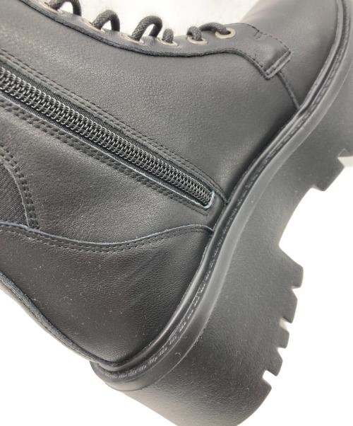 chiaki katagiri（チアキカタギリ）chiaki katagiri (チアキカタギリ) レースアップショートブーツ ブラック サイズ:37の古着・服飾アイテム