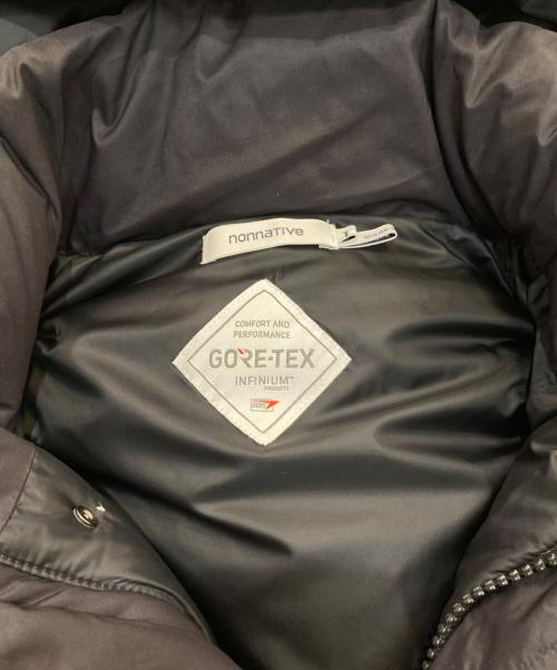 nonnative（ノンネイティブ）nonnative (ノンネイティブ) Hiker Down Coat Nylon Taffeta Stretch with GORE-TEX INFINIUM　NN-JU3812 ネイビー サイズ:1の古着・服飾アイテム