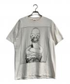 TULTEXタルテックス）の古着「the simpsons calvin klein parody t-shirt」｜ホワイト