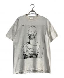 TULTEX（タルテックス）の古着「the simpsons calvin klein parody t-shirt」｜ホワイト
