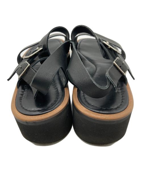 AURALEE（オーラリー）AURALEE (オーラリー) foot the coacher (フットザコーチャー) ストラップサンダル ブラック サイズ:8の古着・服飾アイテム