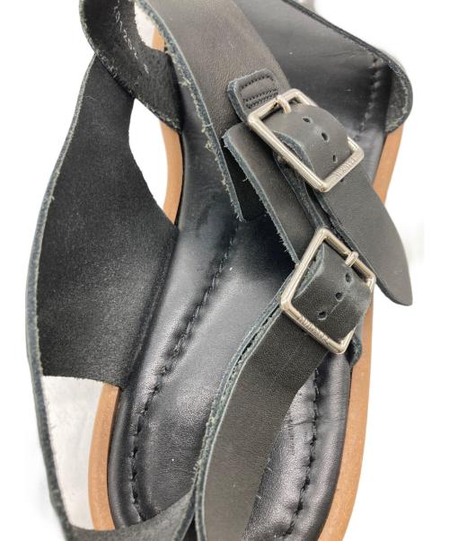AURALEE（オーラリー）AURALEE (オーラリー) foot the coacher (フットザコーチャー) ストラップサンダル ブラック サイズ:8の古着・服飾アイテム