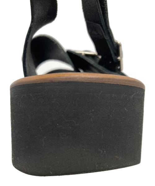 AURALEE（オーラリー）AURALEE (オーラリー) foot the coacher (フットザコーチャー) ストラップサンダル ブラック サイズ:8の古着・服飾アイテム