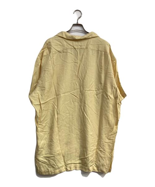 POLO RALPH LAUREN（ポロ・ラルフローレン）POLO RALPH LAUREN (ポロ・ラルフローレン) レーヨンオープンカラーシャツ イエロー サイズ:XLの古着・服飾アイテム