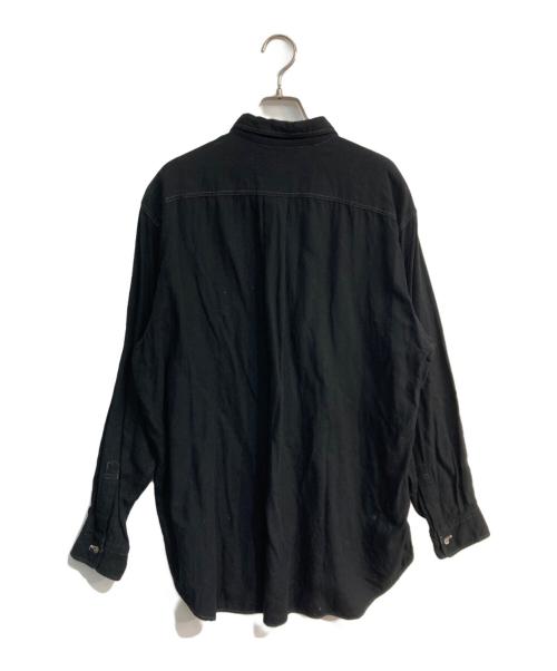 COMME des GARCONS HOMME（コムデギャルソン オム）COMME des GARCONS HOMME (コムデギャルソン オム) ロングスリーブシャツ　AD1992 90’S 田中オム　HB-050380 ブラック サイズ:-の古着・服飾アイテム