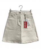 KENZOケンゾー）の古着「デニムスカート」｜ホワイト