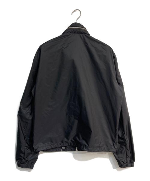 PRADA（プラダ）PRADA (プラダ) ロゴプレートナイロンジャケット　SGP793 ブラック サイズ:50の古着・服飾アイテム