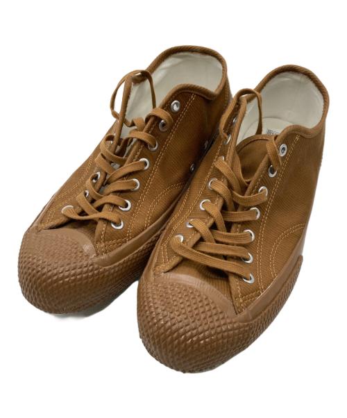 SUPERGA（スペルガ）SUPERGA (スペルガ) ミリタリーデッキレースアップスニーカー ブラウン サイズ:28.36の古着・服飾アイテム
