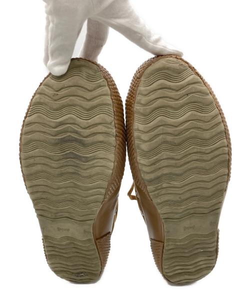 SUPERGA（スペルガ）SUPERGA (スペルガ) ミリタリーデッキレースアップスニーカー ブラウン サイズ:28.36の古着・服飾アイテム