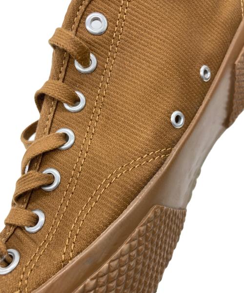 SUPERGA（スペルガ）SUPERGA (スペルガ) ミリタリーデッキレースアップスニーカー ブラウン サイズ:28.36の古着・服飾アイテム