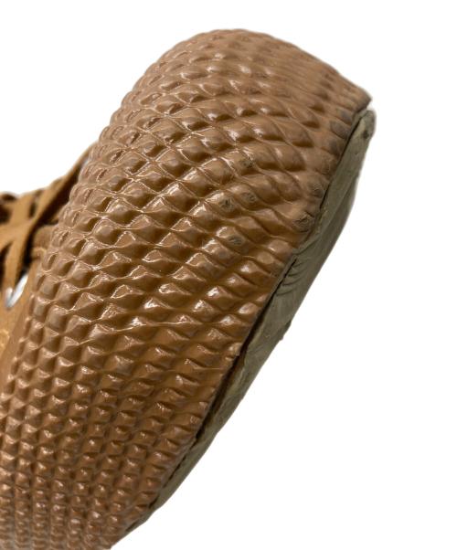 SUPERGA（スペルガ）SUPERGA (スペルガ) ミリタリーデッキレースアップスニーカー ブラウン サイズ:28.36の古着・服飾アイテム