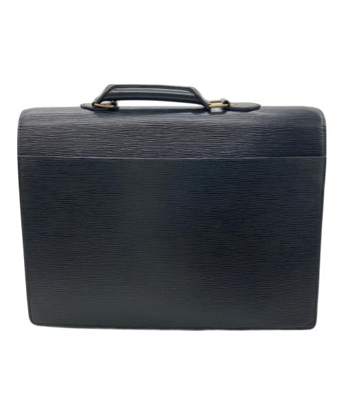 LOUIS VUITTON（ルイ ヴィトン）LOUIS VUITTON (ルイ ヴィトン) レザーブリーフケース ブラックの古着・服飾アイテム