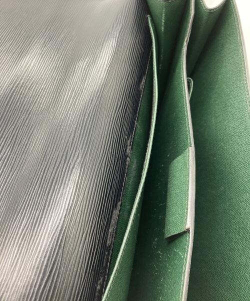 LOUIS VUITTON（ルイ ヴィトン）LOUIS VUITTON (ルイ ヴィトン) レザーブリーフケース ブラックの古着・服飾アイテム