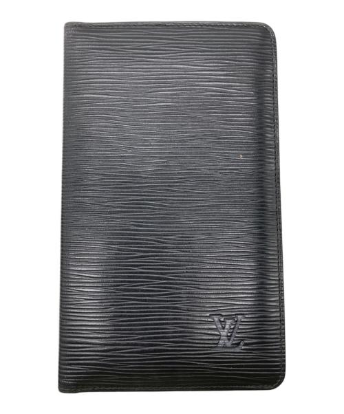 LOUIS VUITTON（ルイ ヴィトン）LOUIS VUITTON (ルイ ヴィトン) エピレザー長財布 ブラックの古着・服飾アイテム