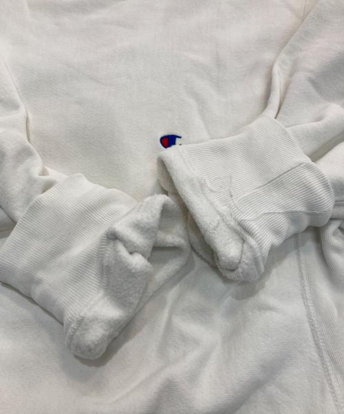 Champion（チャンピオン）Champion (チャンピオン) リバースウィーブスウェット　トリコタグ 80’s 袖目無し USA製 ホワイト サイズ:XLの古着・服飾アイテム