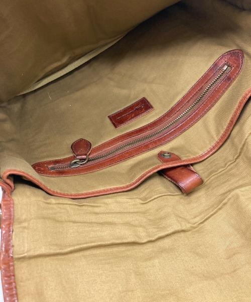 POLO RALPH LAUREN（ポロ・ラルフローレン）POLO RALPH LAUREN (ポロ・ラルフローレン) メッセンジャーバッグ ブラウンの古着・服飾アイテム