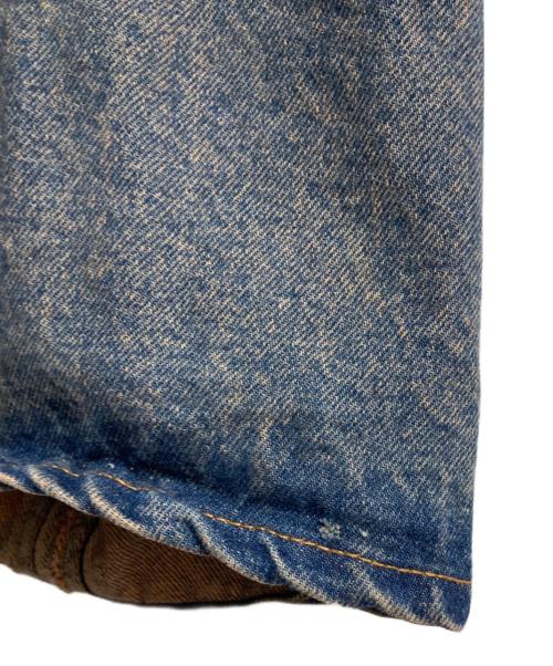 NVRFRGT（ネヴァーフォーゲット）NVRFRGT (ネヴァーフォーゲット) 3D TWISTED JEANS　EXST242P02 インディゴ サイズ:2の古着・服飾アイテム