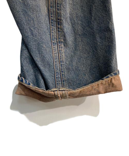 NVRFRGT（ネヴァーフォーゲット）NVRFRGT (ネヴァーフォーゲット) 3D TWISTED JEANS　EXST242P02 インディゴ サイズ:2の古着・服飾アイテム