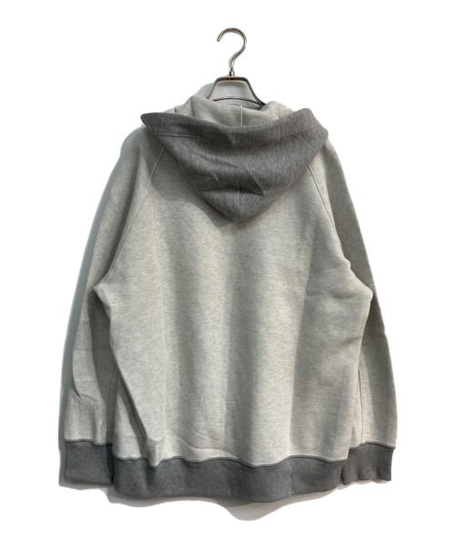 sacai（サカイ）sacai (サカイ) Sponge Sweat Hoodie  24SS  24-03367M グレー サイズ:2の古着・服飾アイテム