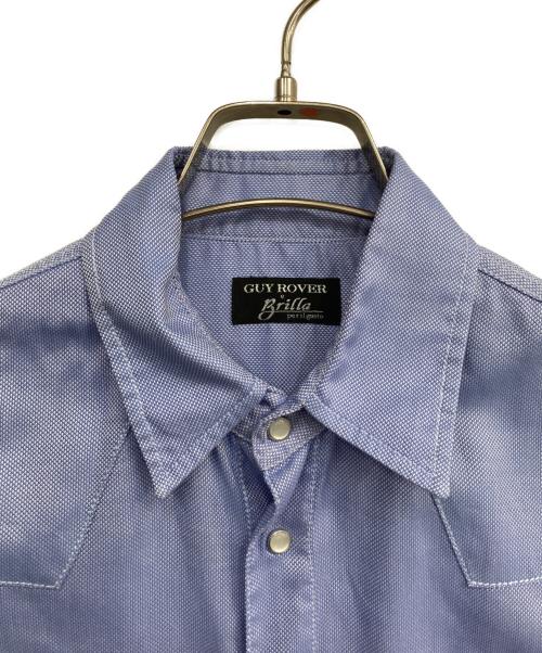 GUY ROVER（ギローバー）GUY ROVER (ギローバー) Brilla per il gusto (ブリッラ ペル イルグースト) 長袖シャツ ブルー サイズ:XSの古着・服飾アイテム