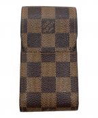 LOUIS VUITTONルイ ヴィトン）の古着「シガレットケース エテュイ・シガレット　ダミエ」｜ブラウン