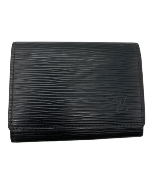 LOUIS VUITTON（ルイ ヴィトン）LOUIS VUITTON (ルイ ヴィトン) カードケース エピ アンヴェロップ・カルト・ドゥ・ヴィジット ブラックの古着・服飾アイテム