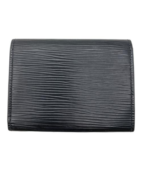 LOUIS VUITTON（ルイ ヴィトン）LOUIS VUITTON (ルイ ヴィトン) カードケース エピ アンヴェロップ・カルト・ドゥ・ヴィジット ブラックの古着・服飾アイテム