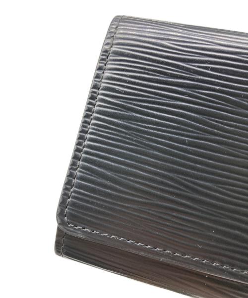 LOUIS VUITTON（ルイ ヴィトン）LOUIS VUITTON (ルイ ヴィトン) カードケース エピ アンヴェロップ・カルト・ドゥ・ヴィジット ブラックの古着・服飾アイテム