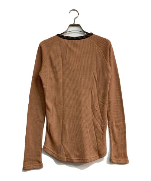 Vivienne Westwood man（ヴィヴィアン ウェストウッド マン）Vivienne Westwood man (ヴィヴィアン ウェストウッド マン) ヘンリーネックカットソー ブラウン サイズ:44 未使用品の古着・服飾アイテム
