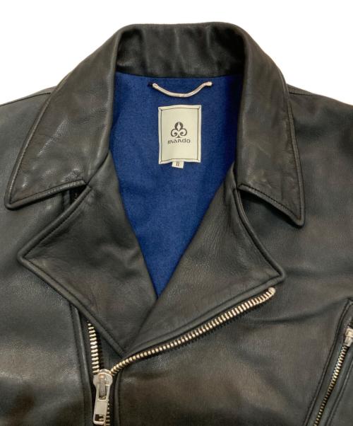 MANDO（マンドー）MANDO (マンドー) レザーライダースジャケット ブラック サイズ:2の古着・服飾アイテム