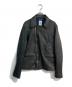 MANDO（マンドー）の古着「レザーライダースジャケット」｜ブラック