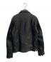 MANDO (マンドー) レザーライダースジャケット ブラック サイズ:2：10000円