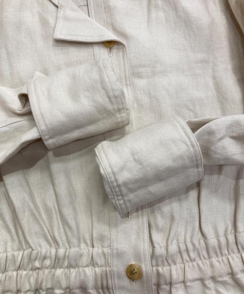 CABANA（カバナ）CABANA (カバナ) リネンジャケット アイボリー サイズ:Sの古着・服飾アイテム