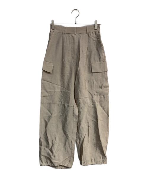 Noble（ノーブル）Noble (ノーブル) リンクルタフタイージーカーゴパンツ ベージュ サイズ:38の古着・服飾アイテム