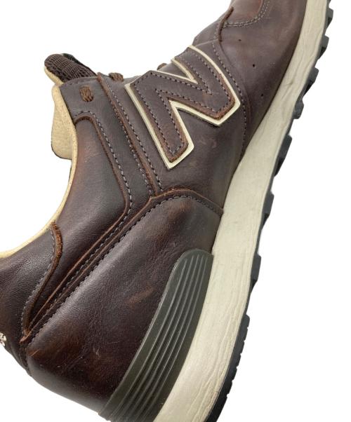 NEW BALANCE（ニューバランス）NEW BALANCE (ニューバランス) ローカットスニーカー ブラウン サイズ: UK 8 1/2の古着・服飾アイテム