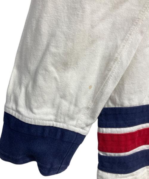 POLO RALPH LAUREN（ポロ・ラルフローレン）POLO RALPH LAUREN (ポロ・ラルフローレン) L.PLACID 1934CHAMPIONS ホッケーシャツ　90`s ホワイト サイズ:Lの古着・服飾アイテム
