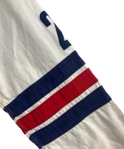 POLO RALPH LAUREN（ポロ・ラルフローレン）POLO RALPH LAUREN (ポロ・ラルフローレン) L.PLACID 1934CHAMPIONS ホッケーシャツ　90`s ホワイト サイズ:Lの古着・服飾アイテム