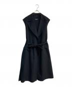 'S Max Maraエスマックスマーラ）の古着「ウールジレコート　23927604336」｜チャコールグレー