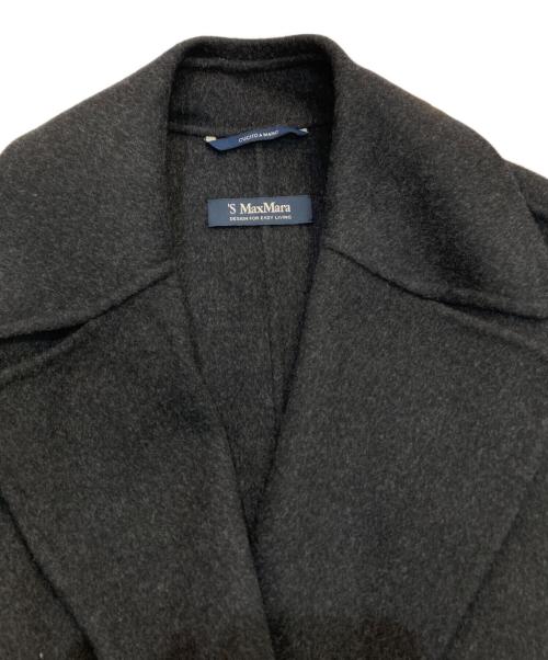 'S Max Mara（エスマックスマーラ）'S Max Mara (エスマックスマーラ) ウールジレコート　23927604336 チャコールグレー サイズ:40の古着・服飾アイテム