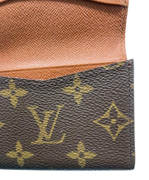 LOUIS VUITTON（ルイ ヴィトン）LOUIS VUITTON (ルイ ヴィトン) 名刺入れ モノグラム　アンヴェロップ・カルト・ドゥ・ヴィジット ブラウンの古着・服飾アイテム